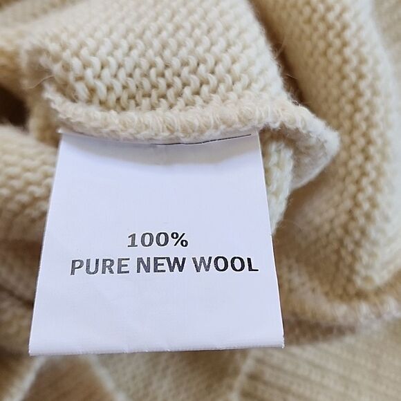 Niffi The Nautical Range 100% Pure Wool Turtleneck Sweater/Dress - Picture 7 of 7